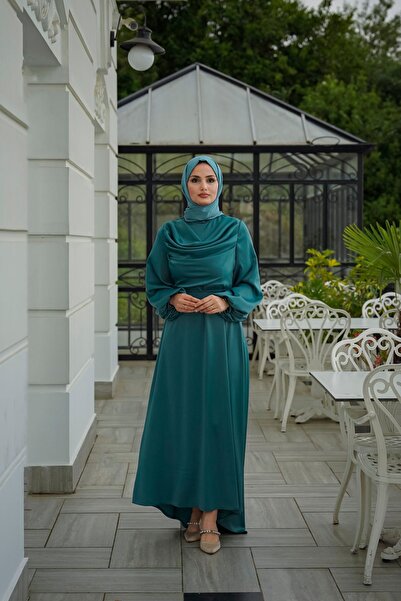 MOOLİSA Rochie de seara Alice verde apa