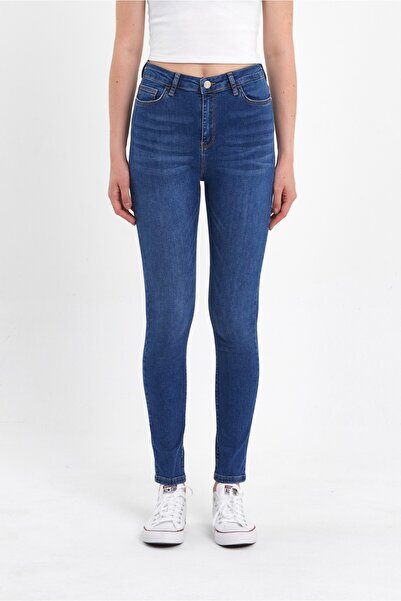 BOSHETTI Kadın Premium Yüksek Bel Skinny Jean