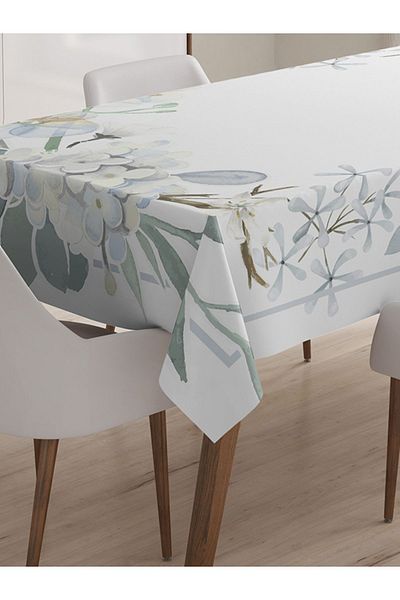 Viadela Practical Flower Patterned Tablecloth Suitable for Daily Use