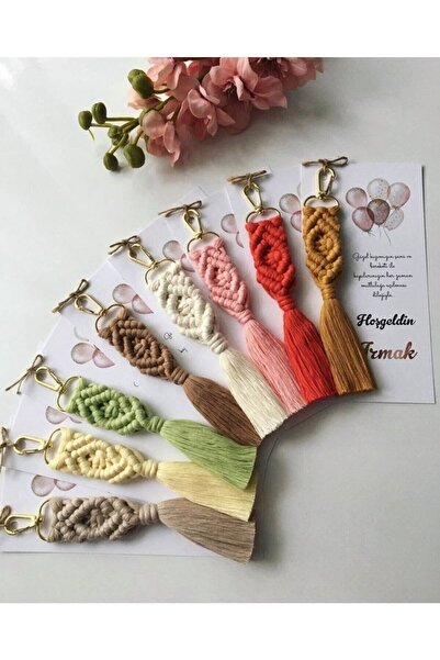 Larmina Decoration Μπρελόκ 20 τεμαχίων Macrame, δώρο για αρραβώνα γάμου Μπρελ...