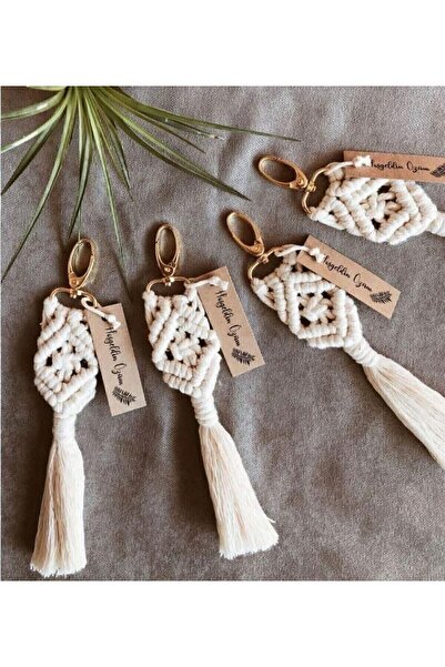 Larmina Decoration Makrome Anahtarlık 10 Adet