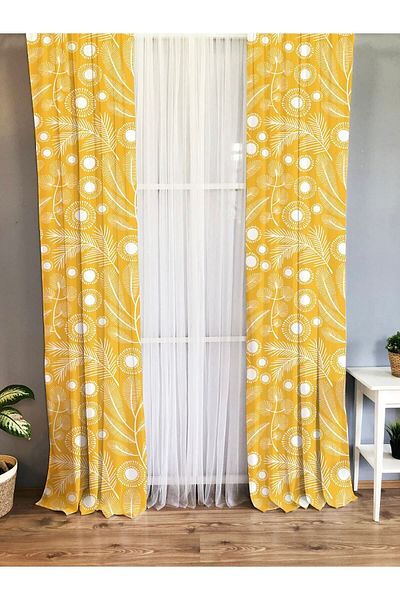 Evmila Printed Children's Room Background Curtain