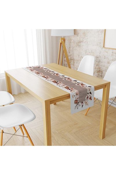 Evmila Vintage Flowers Pattern Runner 2048