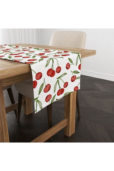 Evmila Cherry Patterned Runner Model