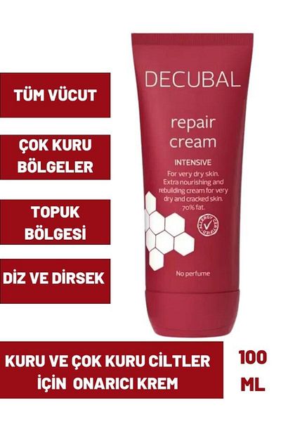 Decubal Extra Nourishing 100 ml Repair Cream for Very Dry and Damaged Skin