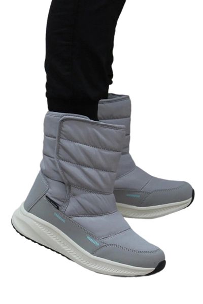 U.S. Polo Assn. Γκρι USPA Vocal Waterproof Fleece Γυναικείες μπότες Anorak
