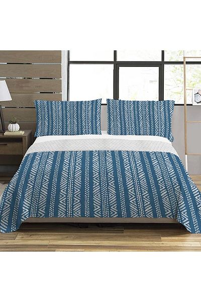 Evmila Modern Pattern Double Printed Pique (200x220 Cm) Colorful