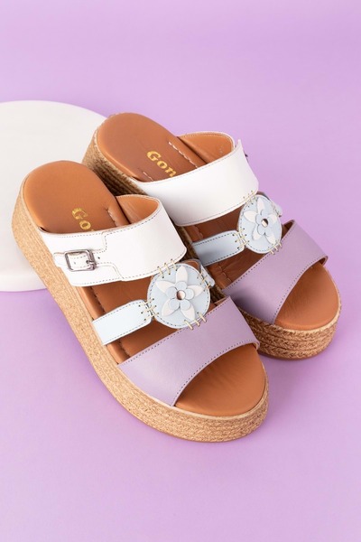 Gondol Жіночі туфлі на платформі з натуральної шкіри Mlk.5254