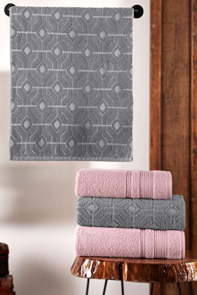 Mürdüm Home 100% Cotton 4-Piece Bath Towel Set - Bath Set