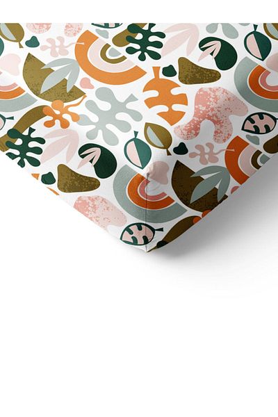 Evmila Rainbow Pattern Printed Double Sheet Set 160x200 Cm - Colorful