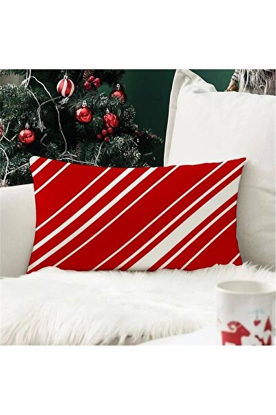 Evmila Novogodišnji specijal Prugasto Pravougaonik Navlaka za jastuk
