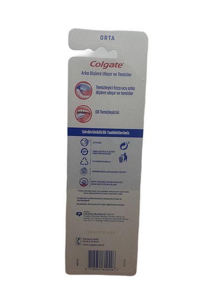 Colgate EXTRA CLEAN COLORS - 1+1 Toothbrush
