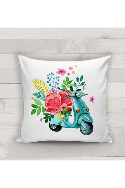 Evmila Husă de pernă cu model floral