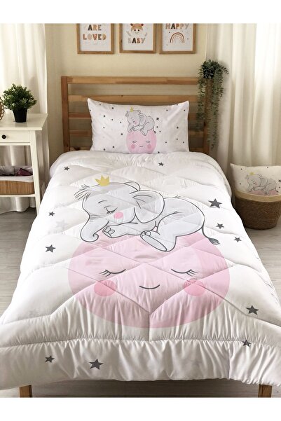 Evmila Pilotă matlasată cu model elefant - Cuvertură decorativă pentru pat și...