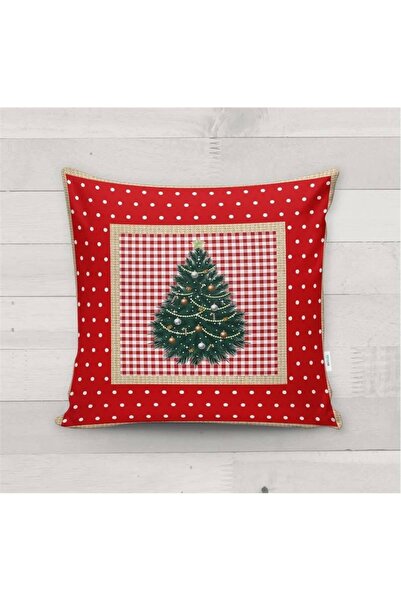 Evmila Novogodišnje specijalno drvo Sa deznom Somot Navlaka za jastuk