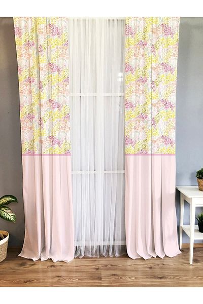 Evmila Printed Children's Room Background Curtain
