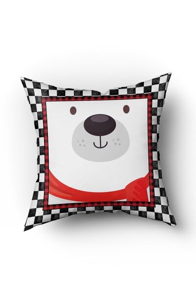 Evmila Medved sa novogodišnjoj tematikom Sa deznom Somot Navlaka za jastuk