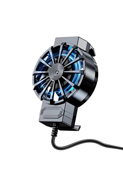 HADRON Işıklı Klipsli Usb Kablolu Telefon Soğutucu FanHDX4603 renk şeffaf