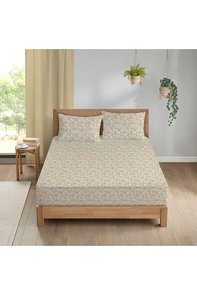Evmila Modern Pattern Printed Double Elastic Sheet Set Colorful