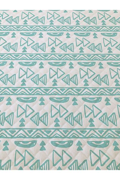 Evmila Modern Pattern Double Printed Pique (200x220 Cm) Colorful