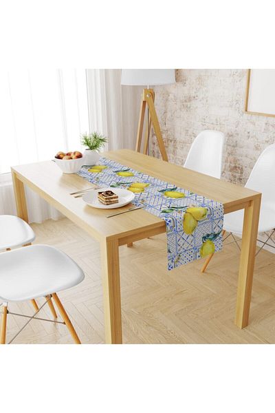 Evmila Lemon Pattern Runner 2184