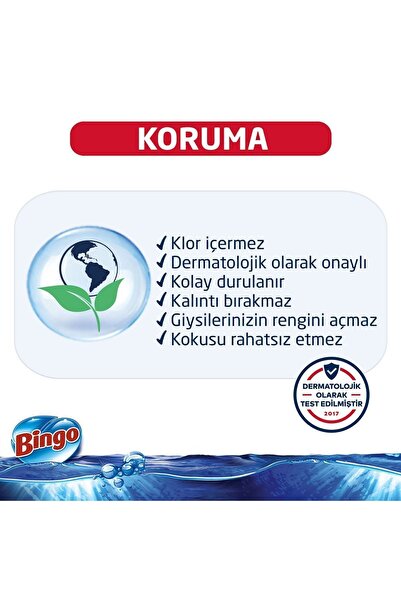 Bingo Oksijen Çamaşır Suyu 750 ml Ekonomi Paketi 6'lı Okaliptus