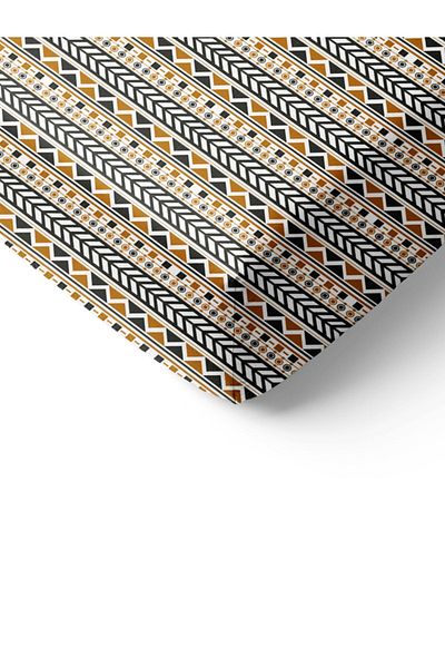 Evmila Ethnic Pattern Printed Double Sheet Set 160x200 Cm - Colorful