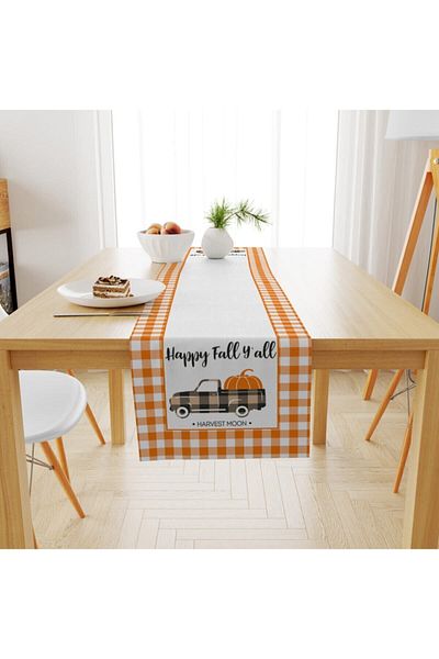 Evmila Autumn Pattern Runner 2375
