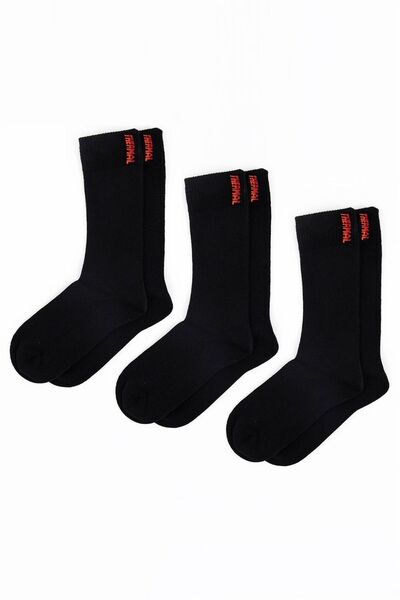 Külah Șosete negre pentru bărbați Winter Thermal - 3 perechi
