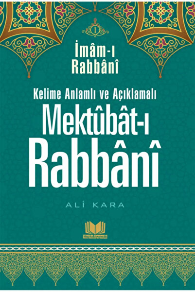 Kitap Kalbi Yayıncılık Mektubatı Rabbani Tercümesi 1.Cilt (ali kara)