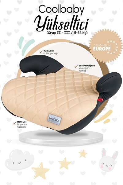 CoolBaby Coolbaby Oto Koltuğu Yükseltici - Bej