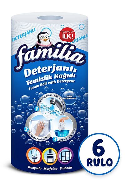 Familia Detergent Cleaning Paper 6 Pieces Box