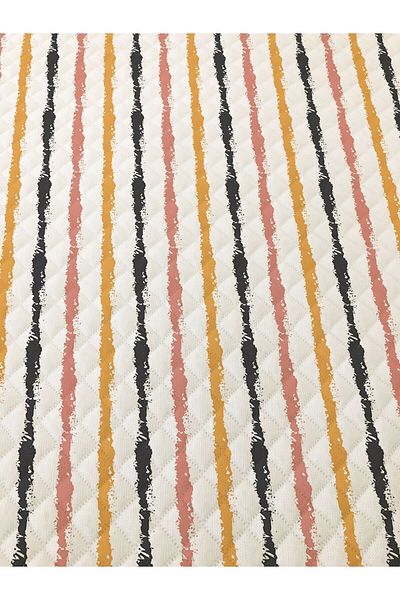 Evmila Modern Pattern Double Printed Pique (200x220 Cm) Colorful