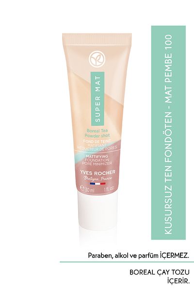 Yves Rocher Pink Flawless Skin Matte Foundation - 30 Ml, Pack of 100
