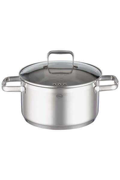 rösle Stainless Steel Deep Pot - 24 cm, Charm