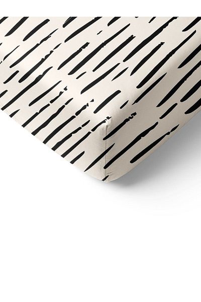 Evmila Modern Pattern Printed Double Sheet Set 160x200 Cm - White