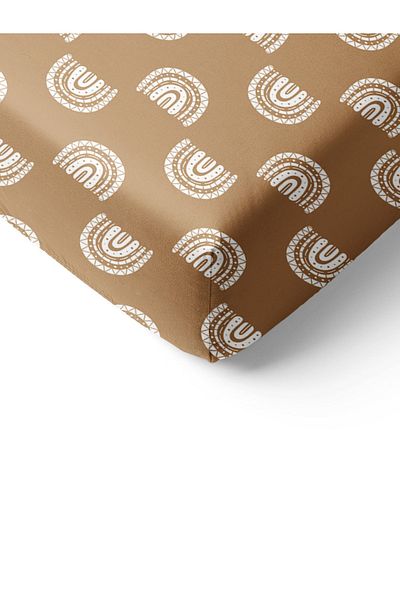Evmila Rainbow Patterned Printed Single Elastic Sheet Set