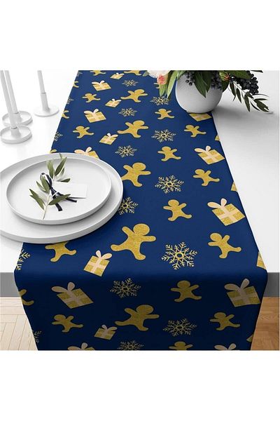 Evmila Anul Nou Special Cookie Man Pattern Runner