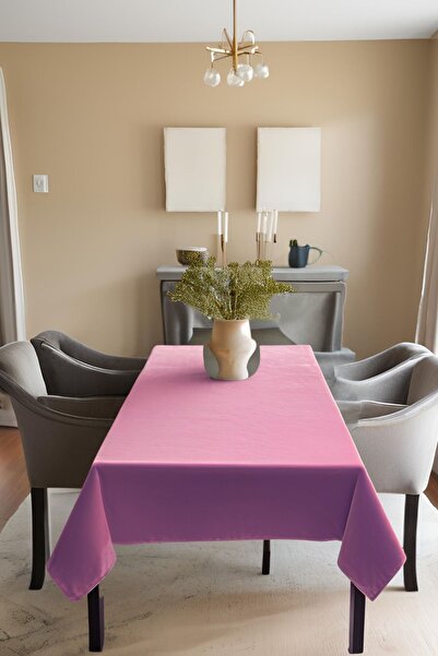 Cortibo Barcelona Dried Rose - Velvet Textured Tablecloth