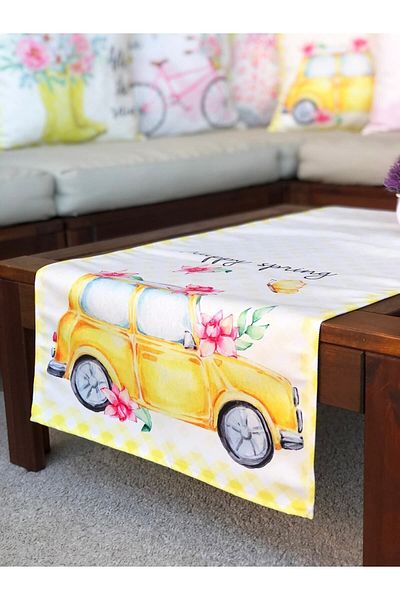 Evmila Spring Pattern Runner 2073
