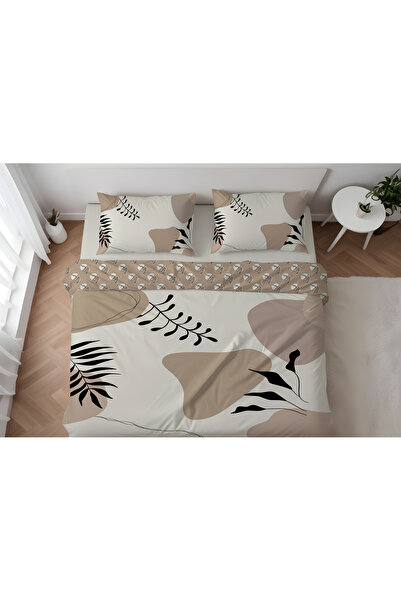 Evmila Bračni Štampano Set navlaka za poplun - 200x220 cm (VELIČINA Čaršav )