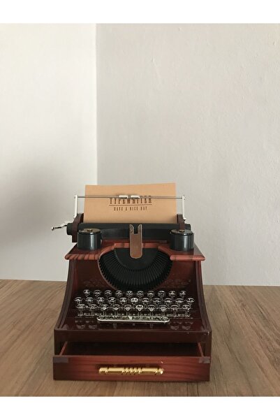 NOSTALJİM Dekoratif Plastik Mini Daktilo