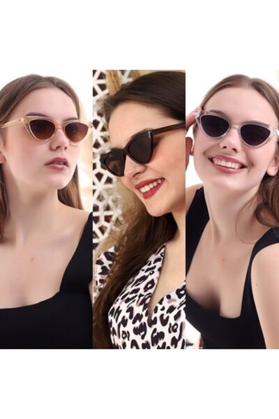 Della Pianto Black Mink Brown Women's Sunglasses Set