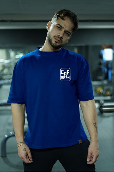 Oxlade Tricou oversize pentru bărbați - Capshon negru, de înaltă calitate, OxladeOnStage ®