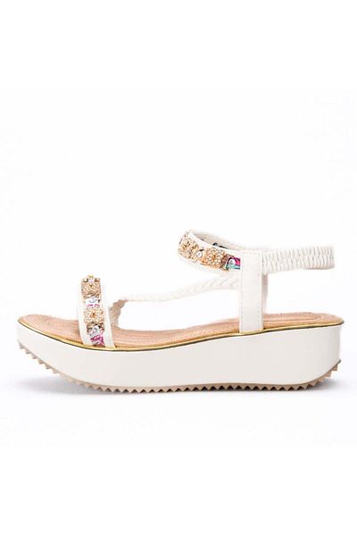 Betsey johnson faegan wedge sandal deals