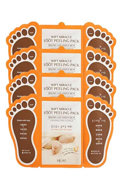 Mjcare Çorap Tipi Ayak Peeling Maskesi 4 Adet