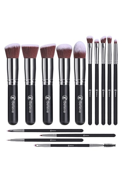 Believe 14 Parça Kabuki Makyaj Fırça Seti (YURTDIŞI ÜRÜNÜ)