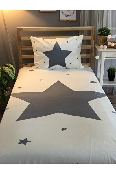 Lolla Evmila Gray Stars Velvet Decorative Cover 242