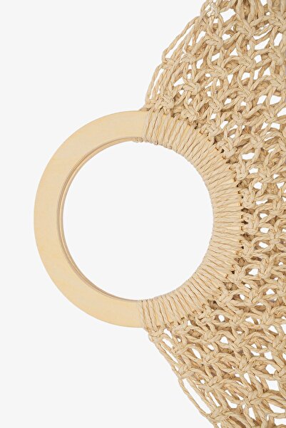 LOVENTA Vica Straw Mesh Handbag