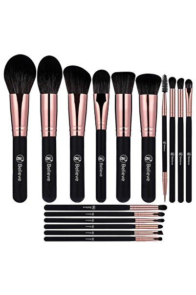 Believe 16 Parça Makyaj Fırça Seti (YURTDIŞI ÜRÜNÜ)